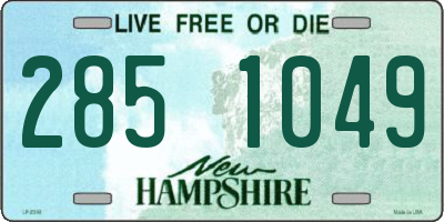 NH license plate 2851049