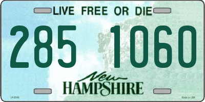 NH license plate 2851060