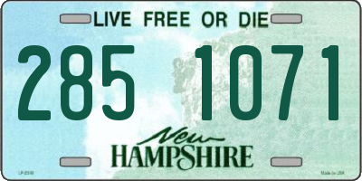 NH license plate 2851071