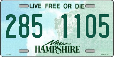 NH license plate 2851105
