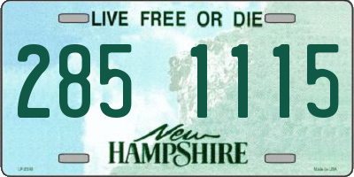 NH license plate 2851115