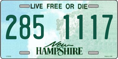NH license plate 2851117