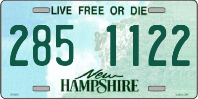 NH license plate 2851122