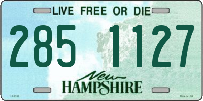 NH license plate 2851127