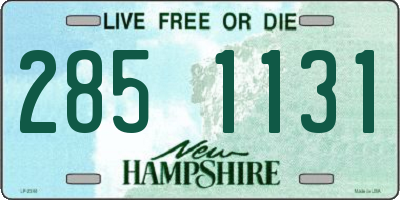 NH license plate 2851131