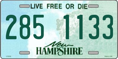 NH license plate 2851133