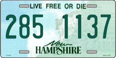 NH license plate 2851137