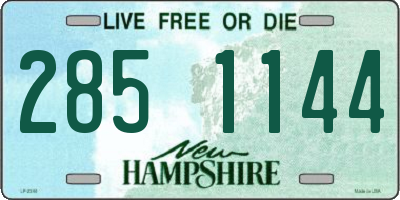 NH license plate 2851144
