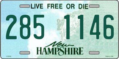 NH license plate 2851146