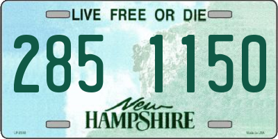 NH license plate 2851150
