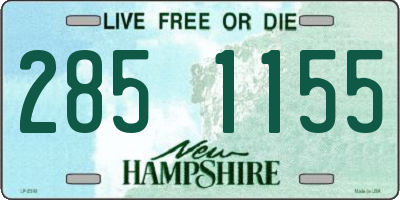 NH license plate 2851155