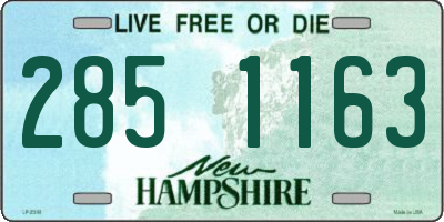 NH license plate 2851163