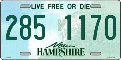 NH license plate 2851170