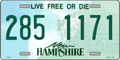 NH license plate 2851171