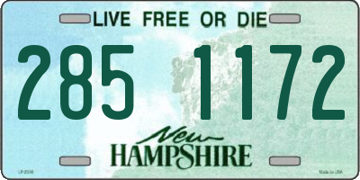 NH license plate 2851172