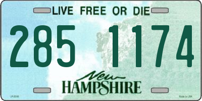 NH license plate 2851174