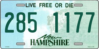 NH license plate 2851177