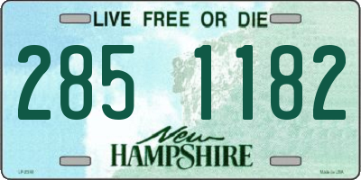 NH license plate 2851182