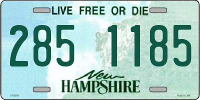 NH license plate 2851185