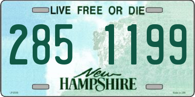 NH license plate 2851199
