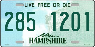 NH license plate 2851201
