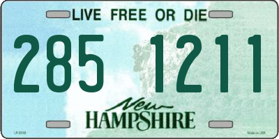 NH license plate 2851211