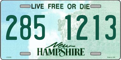 NH license plate 2851213