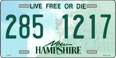 NH license plate 2851217