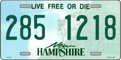 NH license plate 2851218