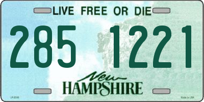 NH license plate 2851221