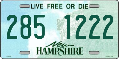 NH license plate 2851222
