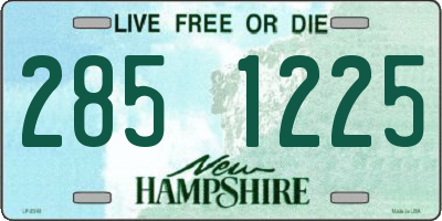 NH license plate 2851225