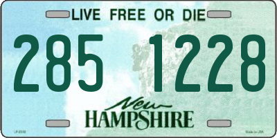 NH license plate 2851228