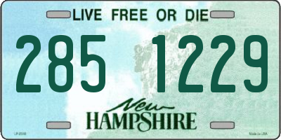 NH license plate 2851229
