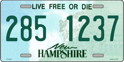 NH license plate 2851237