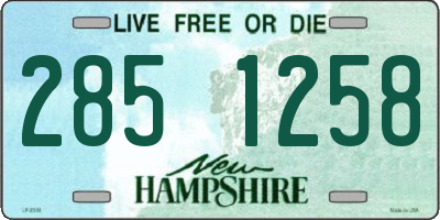 NH license plate 2851258