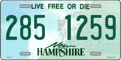 NH license plate 2851259