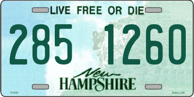 NH license plate 2851260