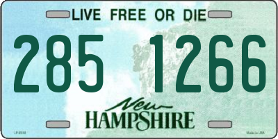 NH license plate 2851266