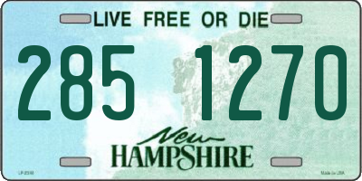 NH license plate 2851270