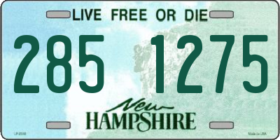 NH license plate 2851275