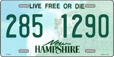 NH license plate 2851290