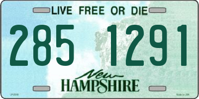 NH license plate 2851291