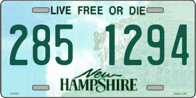 NH license plate 2851294