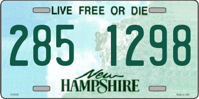 NH license plate 2851298