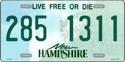 NH license plate 2851311