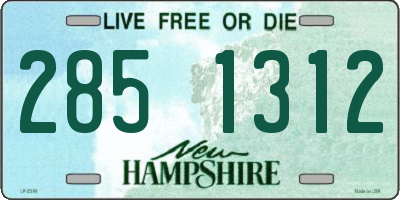 NH license plate 2851312