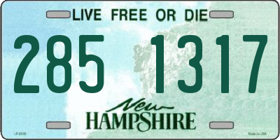 NH license plate 2851317