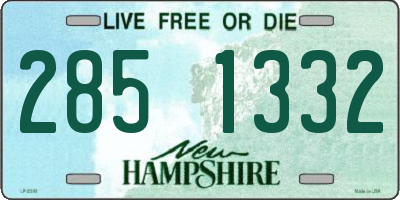 NH license plate 2851332
