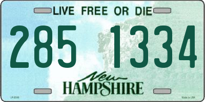 NH license plate 2851334